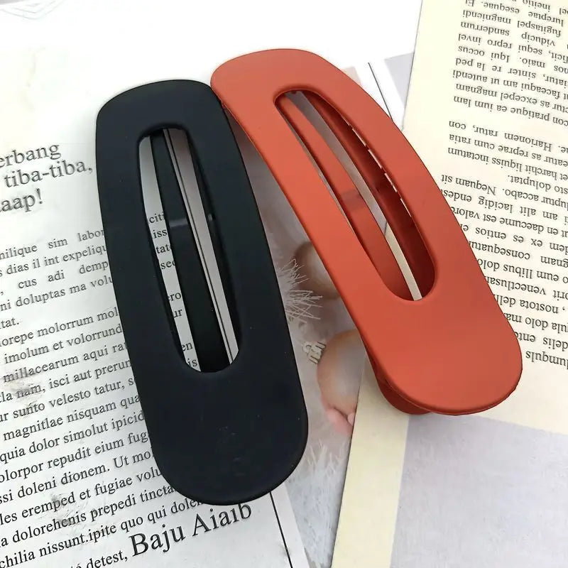 Fashion Matte Flat Hair Clips Duck Billed Clips  Accessories Matte Hairpins Hairgrips Bangs Barrettes Girls Hair Accessories