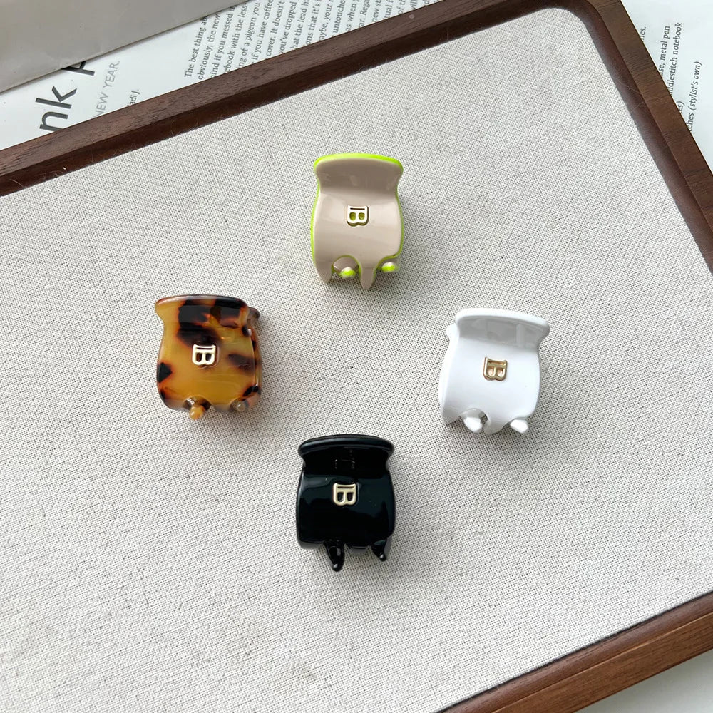 Solid - colored Hair Clips, Claw Clips. Unique and casual summer style for family. Acetate, handmade. High - quality. Fashion