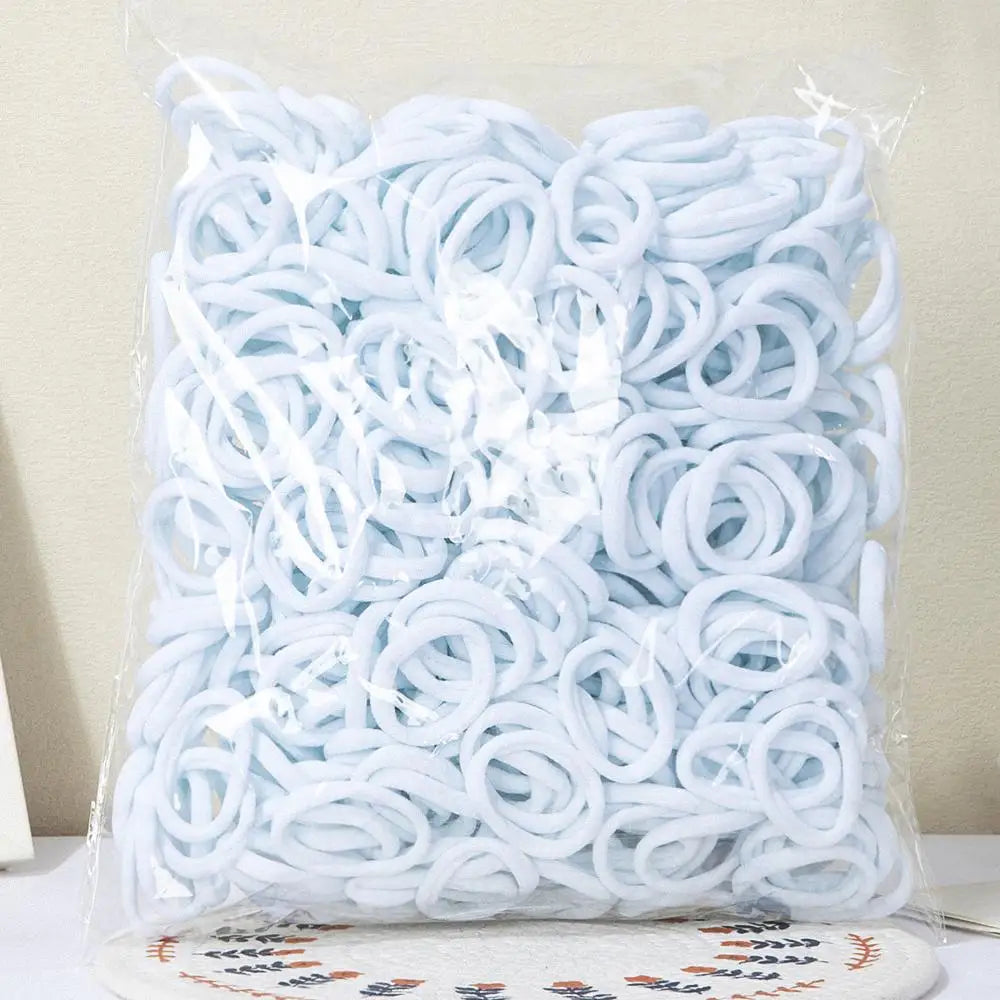30-200 pieces of women's hair accessories, basic headband, headband tie, ponytail holder, simple and fashionable nylon