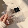 High Grade Gradient Telephone Cable Hairband Feminine Temperament No Harm High Elasticity Durable Rubber Band Hair Rope